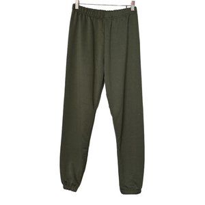 Nasty Gal Sweat Pant Women 8 Green Jogger Elastic Waist Stretch New